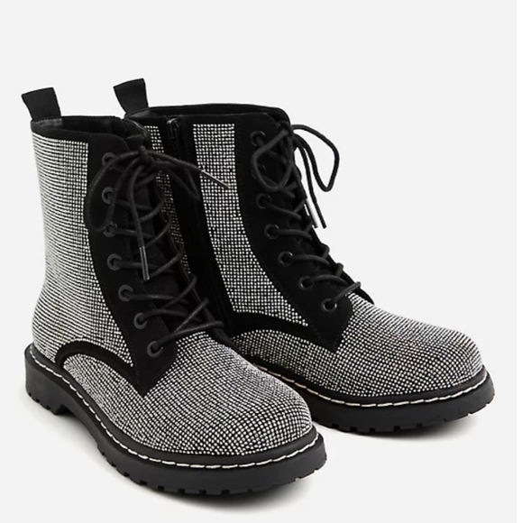 *SOLD*New 7 [Torrid x Betsey Johnson] Sparkle Boot - Picture 2 of 11